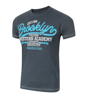 T-shirt Koszulka Koszulki Męskie KM03 r 3XL granat