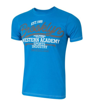 T-shirt Koszulka Koszulki Męskie KM03 XXL niebieski
