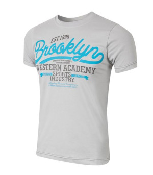 T-shirt Koszulka Koszulki Męskie KM03 r XL popiel