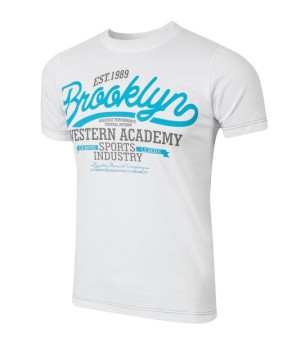T-shirt Koszulka Koszulki Męskie KM03 r 5XL biały