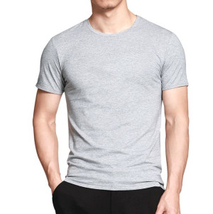 T-shirt Koszulka Koszulki Męskie KM04 r S melanż
