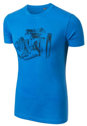 T-shirt Koszulka Męska Koszulki 61001 kobaltowy L