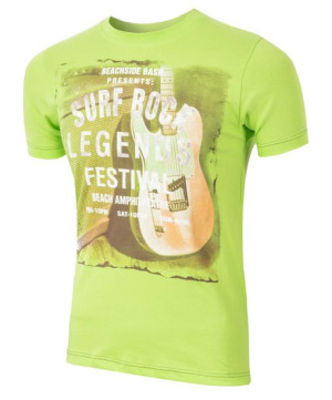 T-shirt Koszulka Koszulki Męskie SURF r L seledyn