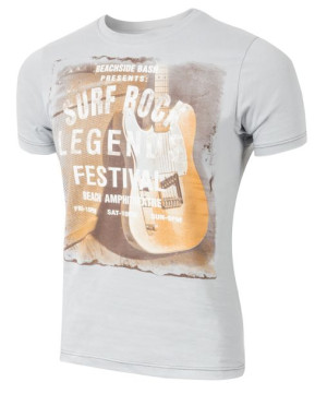 T-shirt Koszulka Koszulki Męskie SURF M popielaty