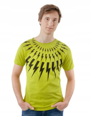 T-shirt Koszulka Podkoszulek Męski KM06 L limonka