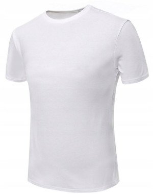 T-shirt Koszulka Podkoszulek Męski ALEK 6XL biały