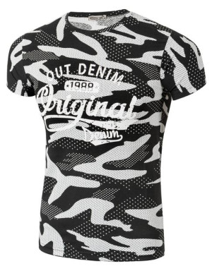 Wojskowa Koszulka Moro Kamuflaż Tshirt STEEL 03 XL