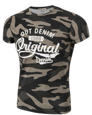 Wojskowa Koszulka Moro Kamuflaż Tshirt STEEL 05 M
