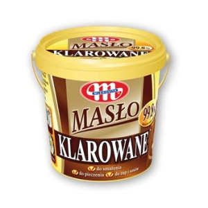Masło KLAROWANE 500g MLEKOVITA do smażenia GHEE