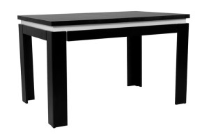 Stół Laminowany Rozkładany Czarny 80x120/160 cm *C-6 czarny