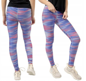 Leginsy Sportowe Getry Damskie RENNOX 010 M niebieski