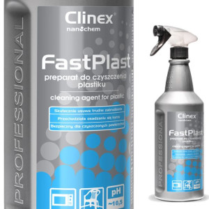 Preparat do czyszczenia plastiku RTV AGD mebli antystatyczny CLINEX FastPla