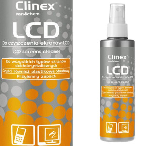 Płyn do mycia czyszczenia ekranów i monitorów LCD telefonów CLINEX LCD 200M
