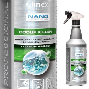 Odświeżacz powietrza do neutralizacji zapachów CLINEX Nano Protect Silver O