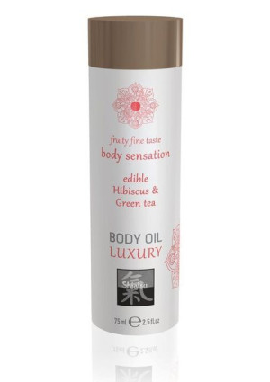 Jadalny Olejek do Masażu - Hibiscus & Green Tea 75ml