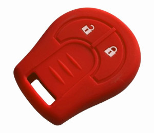 Etui silikonowe na kluczyk NISSAN Czerwone