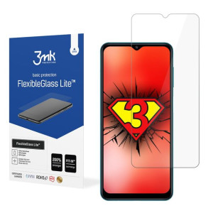 Niepękające szkło hybrydowe do Samsung Galaxy F12, 3mk FlexibleGlass Lite