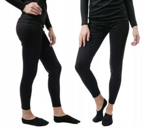 Bielizna Termoaktywna Damska LADY getry S/M czarne