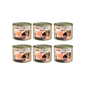 Pakiet Animonda Carny Wołowina, Cielęcina, Kurczak Kitten 6 x 200 g