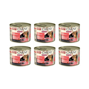 Pakiet Animonda Carny Wołowina z Sercami Indyczymi Kitten 6 x 200 g
