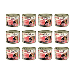 Pakiet Animonda Carny Wołowina z Sercami Indyczymi Kitten 12 x 200 g