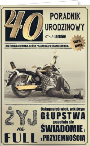Kartka na 40 urodziny U10