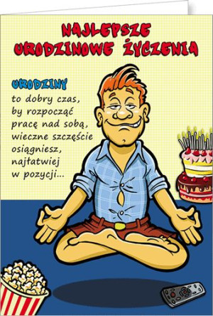 Kartka urodzinowa Comic 03