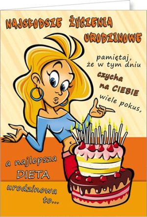 Kartka urodzinowa Comic 05