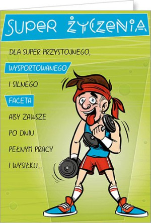 Kartka dla chłopaka Comic 22