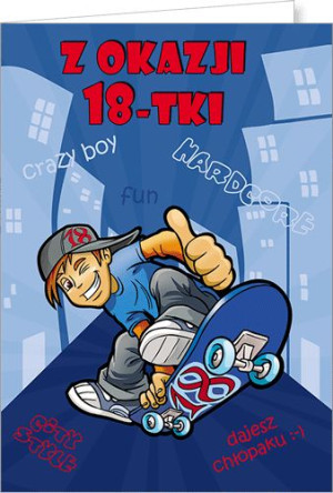 kartka na 18 urodziny Young 07