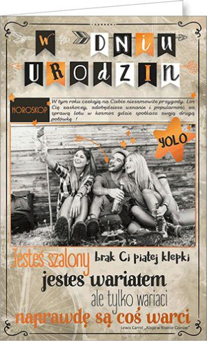 Kartka urodzinowa U37