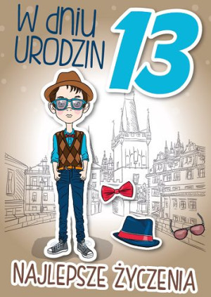 kartka na 13 urodziny GM492