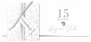 15 Rocznica ślubu kryształowa KPAS 57