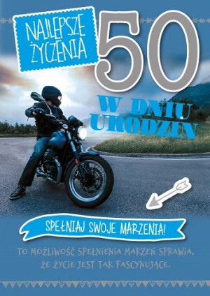 Kartka na 50-te urodziny GM 652