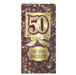 Życzenia na 50-te urodziny EZ 156