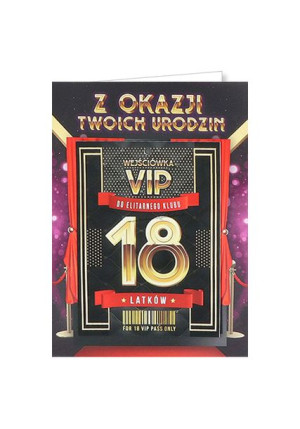 życzenia na 18-tke dla dziewczyny VIP 2
