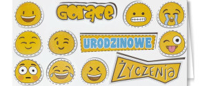kartka urodzinowa EZ 90