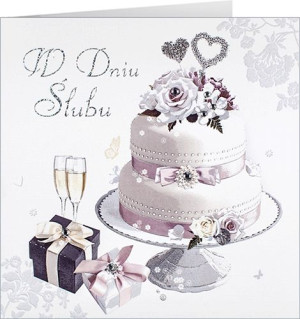 życzenia dla Młodej Pary M 654