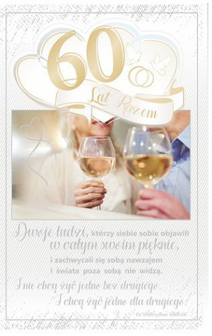 kartka na 60 Rocznicę ślubu RS9