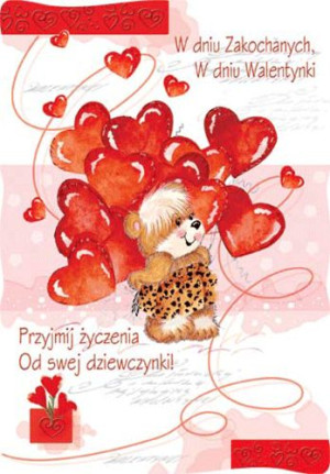Kartki pocztowe walentynkowe PVL 3