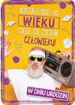 Kartka urodzinowa dla mężczyzny GM623