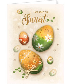 Charytatywne Kartki wielkanocne bez życzeń GDW-BT 36