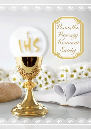 Kartka na Komunię świętą KD 1