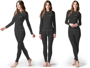 Bielizna Termoaktywna Damska THERM FIT XL z szarym