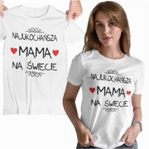 Koszulka Na Dzień Mamy Prezent Dla Mamy Tshirt Urodziny