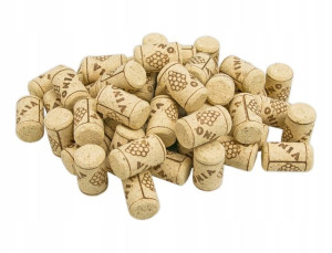 50 X Korek Walcowany Naturalny Fi23/38