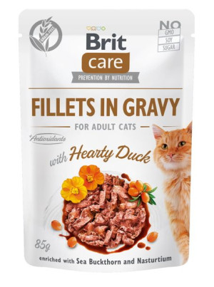 Brit Care Cat Pouch Duck 12x85g