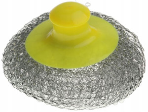 Druciak kuchenny stalowy zmywak z uchwytem 2x 9cm