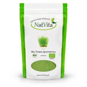 Trawa Jęczmienna BIO mielona 500g NatVita