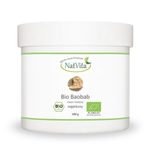 Baobab BIO owoce mielone 100g NatVita